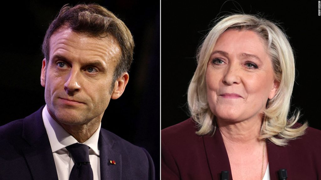 Wahlen in Frankreich: Emmanuel Macron trifft in der französischen Präsidentschaftswahl auf Marine Le Pen