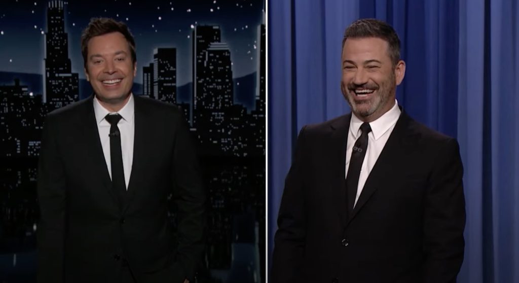 Jimmy Kimmel, Jimmy Fallon tauschen Gigs am Aprilscherz aus