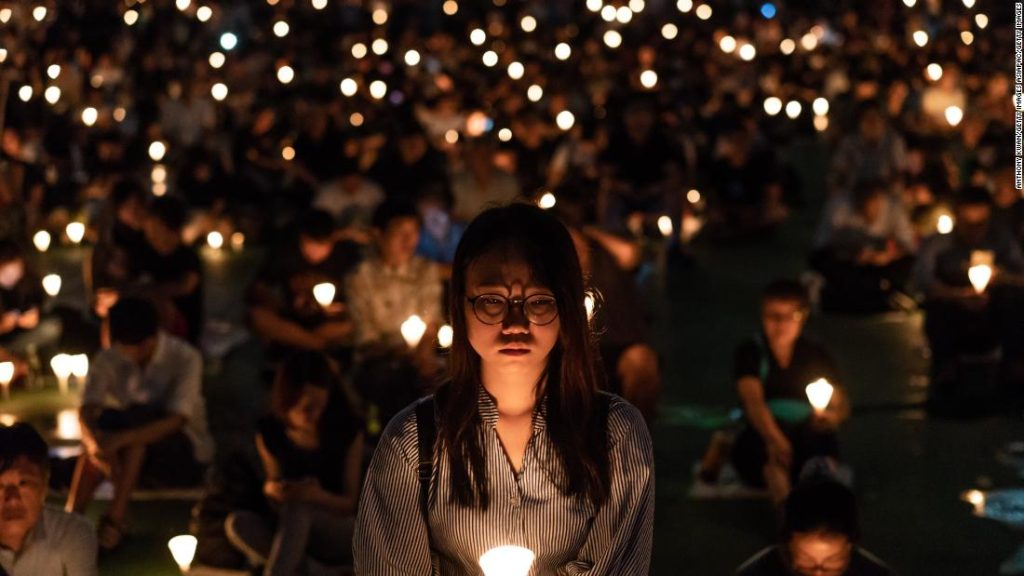 In Hongkong sind die Erinnerungen an das Massaker auf dem Tiananmen-Platz in China ausgelöscht