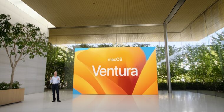 Apple kündigt macOS 13 Ventura an, das nächste große Mac-Software-Update