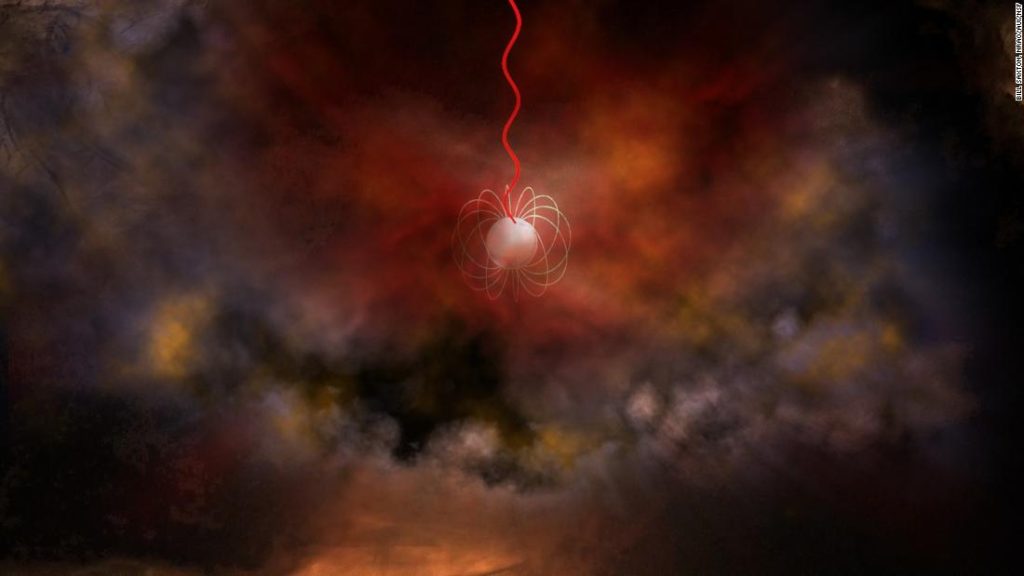 Ein neuer, ungewöhnlicher, wiederkehrender schneller Funkausbruch wurde in 3 Milliarden Lichtjahren Entfernung entdeckt