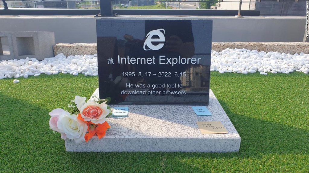 Letzte Ruhestätte des Internet Explorers: als "globaler Witz" in Südkorea