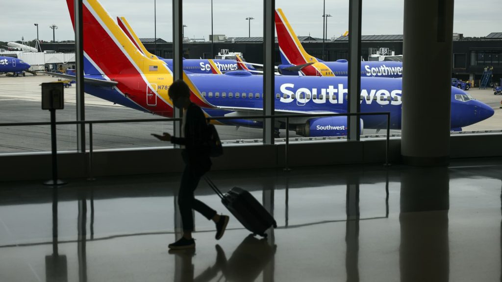Der Kundendienst von Southwest Airlines fällt komplett weg, Buchungszentren sind geschlossen