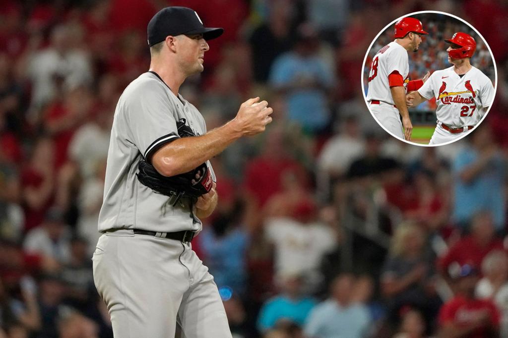 Clay Holmes rettet erneut, um die Yankees bei der Niederlage gegen Cardinals zu ertränken