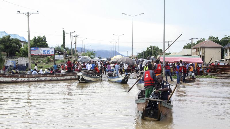Überschwemmungen in Nigeria: Hunderte Tote und mehr als 1,4 Millionen Vertriebene