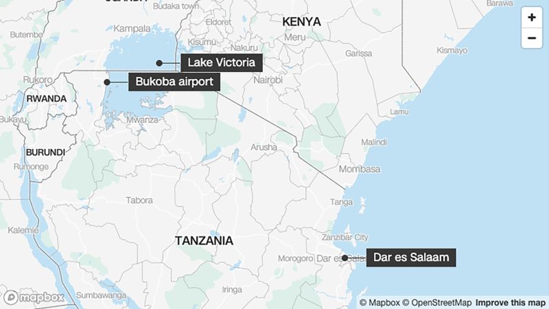 Absturz im Viktoriasee: Verkehrsflugzeug versinkt in Tansania